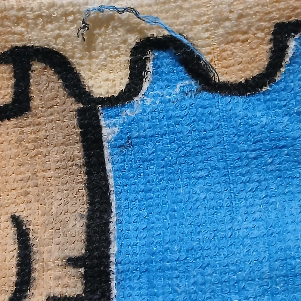 Vintage Kaufman Beaxh Towel Sandcastle